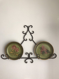 Decorative plate rack