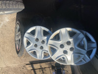 Set of 4 Honda civic steel rims with all seasons tires & wheel c