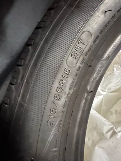 This Michelin 215/55R18 95T tire offers reliable performance and is ready to get you back on the roa...