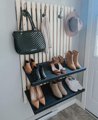 Hall Tree - wall shoe rack 