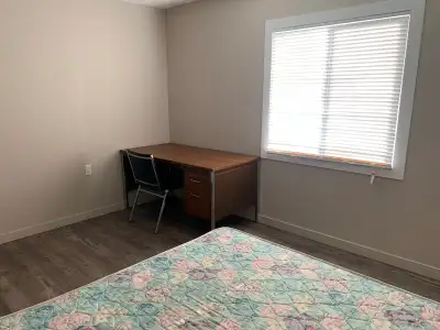 It is very convenient location. Bus 2, 3, 301 nearby. Close to Confederation Park. Bedroom on main f...