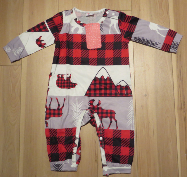 Pyjama Bébé 1-pièce, Grandeur 6/9 Mois dans Vêtements - 6 à 9 mois  à Ville de Québec