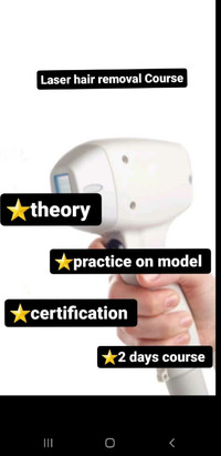 Laser hair removal Courses & certification 