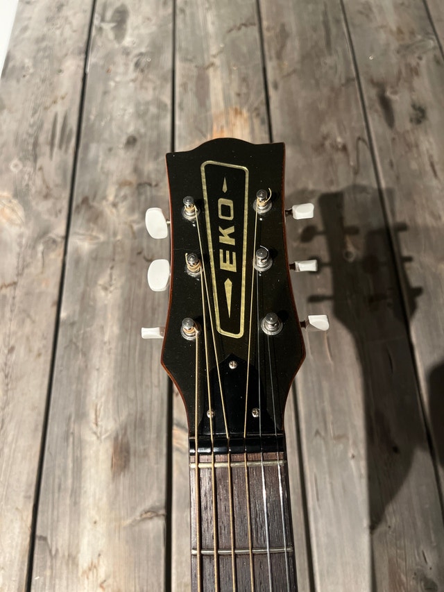 Eko Ranger 6 Acoustic Guitar Made in Italy 1970s Guitars Edmonton
