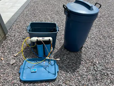Reverse osmosis filter setup, View more