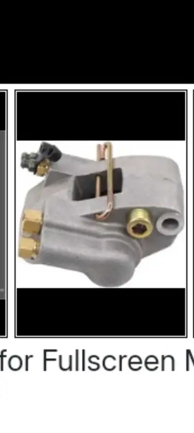 New rear caliper for sporrsman ATV with pads.