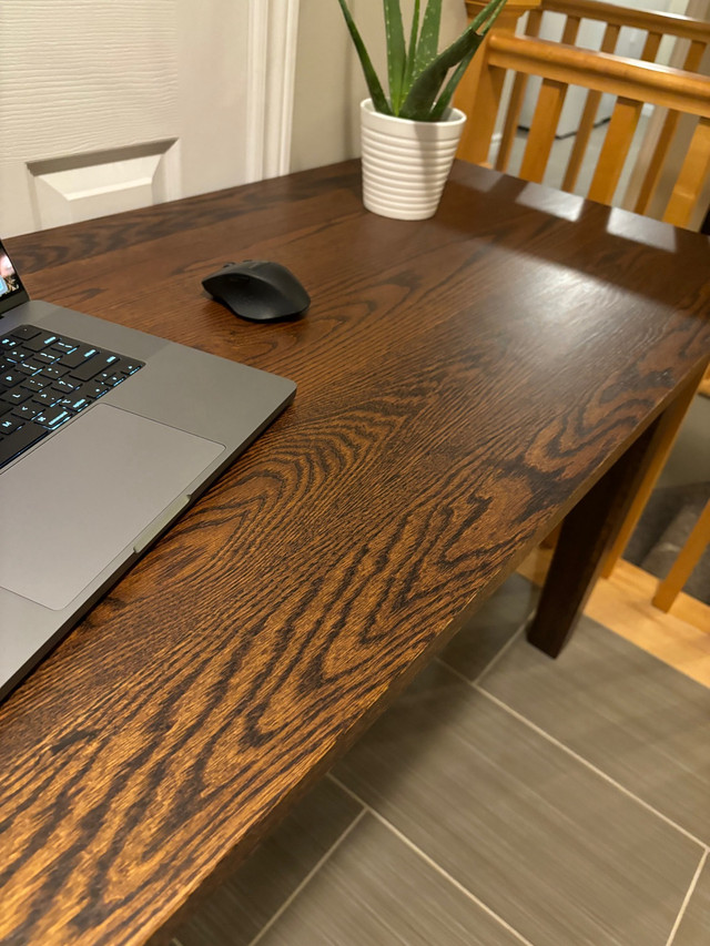 Solid oak desk!  in Desks in North Bay - Image 3