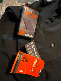 ActionHeat Men's Large 5V Battery Heated Vest in Black (NEW)