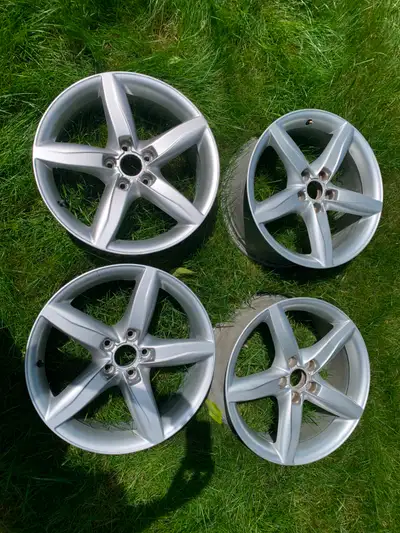 Set of four Continental ProContact 245 40 18 H tires. Almost new. First picture shows wear bars $545...