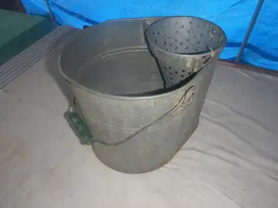 VINTAGE METAL SCRUB PAIL, View more