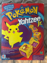 Pokemon Yahtzee Jr game