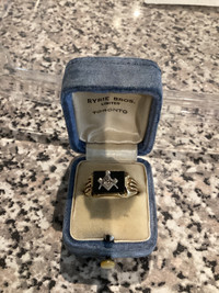 14K Gold Masonic Ring