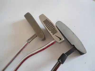 THREE LEFT HANDED PUTTERS 2 AS PRICED KARSTON PING ZING BLADE PUTTER LEFT HANDED ORIGINAL GOOD PING...