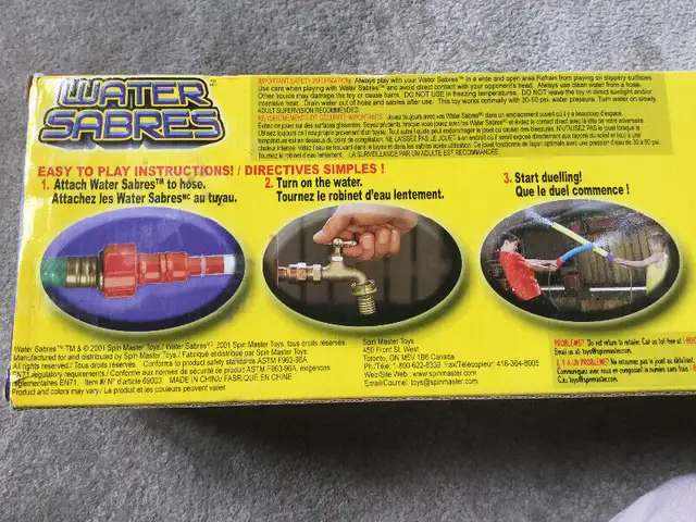 BRAND NEW - WATER SABRES in Toys & Games in Hamilton - Image 4