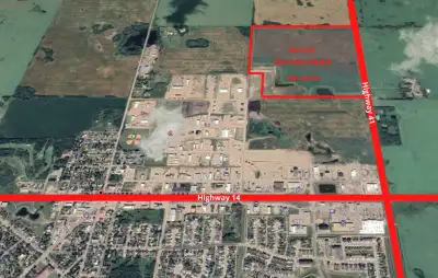 148 Acres Prime Development Land within Town of Wainwright. Hwy 41 (East Boundary) – Proposed Hwy Co...