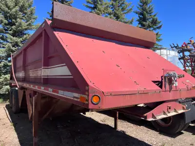 Tandem gravel trailer , comes with new tarp, safetied 4 years ago , not used since , consider delive...
