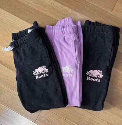 Roots sweat pants 3 pairs, View more