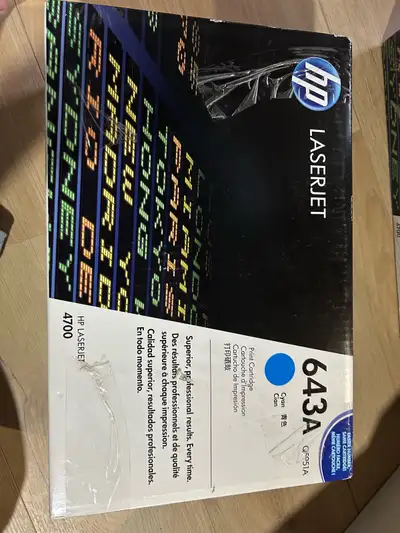HP 643A Cyan Original LaserJet Toner, Q5951A-free shipping, View more