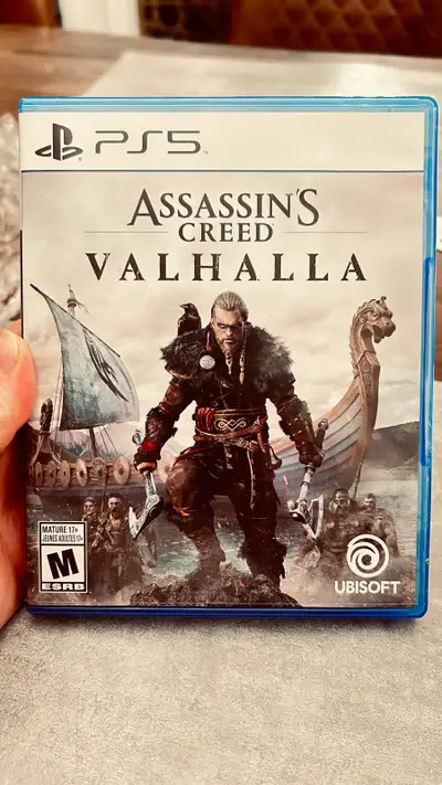 I'm selling a copy of Assassin's Creed Valhalla for the PlayStation 5. The game is in excellent cond...