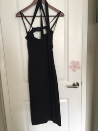 Dolce Gabbana black strappie dress