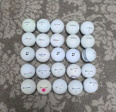 45 balles de golf Titleist, TaylorMade, Bridgestone, PXG, View more