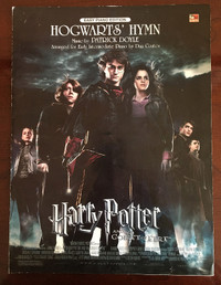 Hogwarts' Hymn Easy Piano Edition Music Sheet Harry Potter movie
