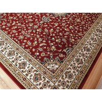 NEW WOOL Traditional Oriental Area Rug Runner LONG 2’ x 7’7” Red