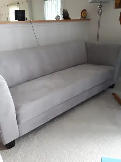 SOFA   77 INCH LONG  LIGHT GREY, View more