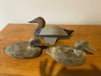 Antique duck decoys