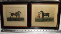 Pair of early 19th C. French Aquatint Engravings