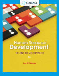 Human Resource Development Talent Development 8E 9780357512524