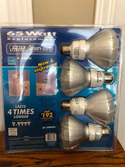 FEIT ELECTRIC CFL R30 FLUORSCENT 4-PACK COSTCO#877397, View more
