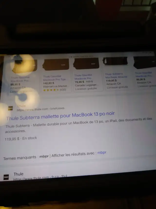 Très beau sac/mallette NEUVE Thule Subterra à moitié prix in iPad & Tablet Accessories in Saint-Hyacinthe - Image 3