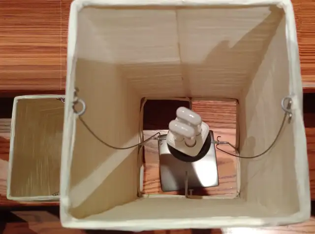 TABLE LAMP (1x) --- IKEA (ORGEL VRETEN) --- Rice Paper Shade !! in Indoor Lighting & Fans in Mississauga / Peel Region - Image 5