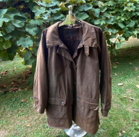 Men’s Outback Oilskin Jacket, Size Large