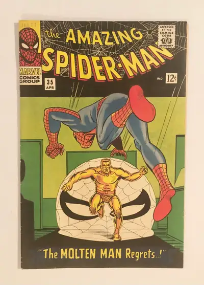 1966 Marvel Comics: Amazing Spider-Man #35- 2nd Molten Man., View more