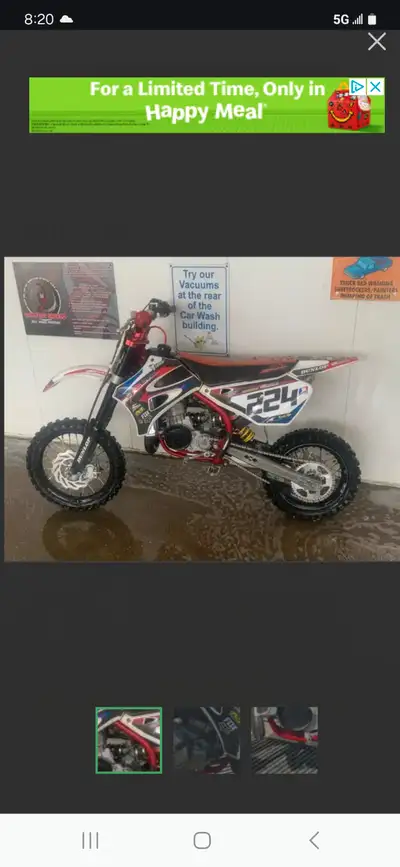 2011 CX 65 2 stroke for sale. The bike has been freshly gone over to include new fork seals, new shi...