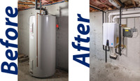 FREE TANKLESS WATER HEATER UPGRADE