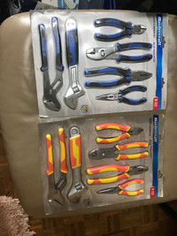 One Set of Pliers and Wrench