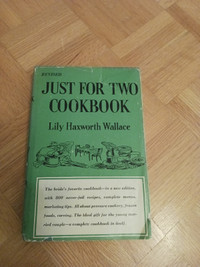 vintage -JUST FOR TWO COOKBOOK by Lily Haxworth Wallace