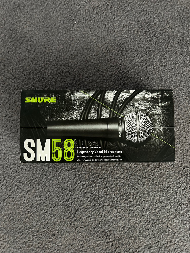 SHURE SM58 Microphone in Pro Audio & Recording Equipment in Oshawa / Durham Region