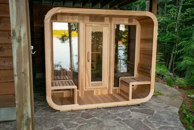 Transform your backyard, cottage, or home into a wellness oasis with this beautiful Clear Cedar Luna...