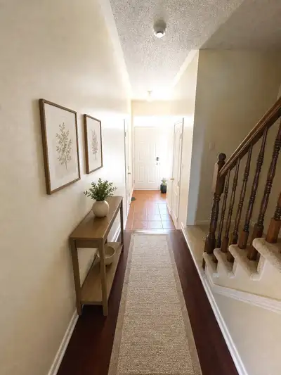 We have 2 unfurnished upper floor bedrooms available in a 4-bedroom townhouse on Tall Oak Private st...