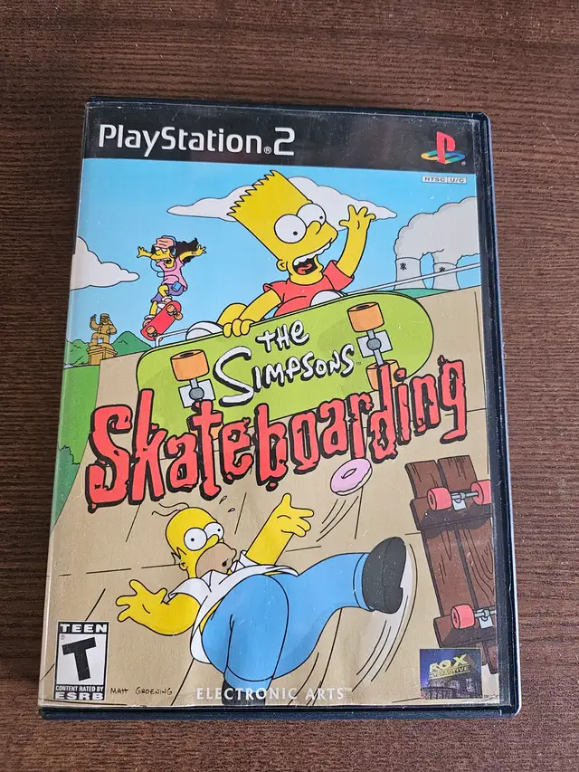CIB The Simpsons Skateboarding PS2 Game