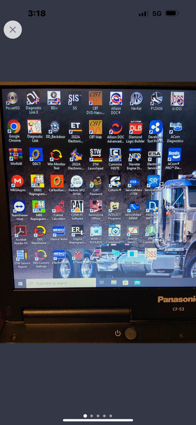 Heavy diesel scanner/Panasonic toughbook  in Laptops in Calgary - Image 2