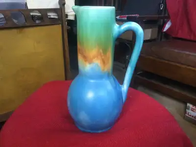 English Art Deco Ceramic Jug by Beswick Pottery, c.1930s, View more