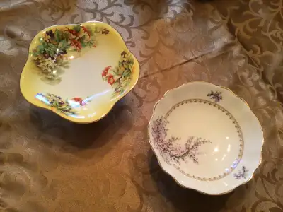 Antique pedestal candy dishes, View more