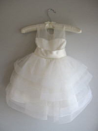Girls Princess Baptism or Wedding Party Dress Size 2T