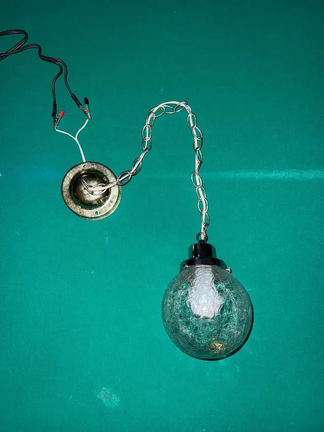 Vintage Space Age hanging light in Indoor Lighting & Fans in Calgary - Image 4
