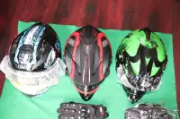 Helmets, NEW, for Bicycle, Dirt Bike, ATV, Off Road, DOT certify